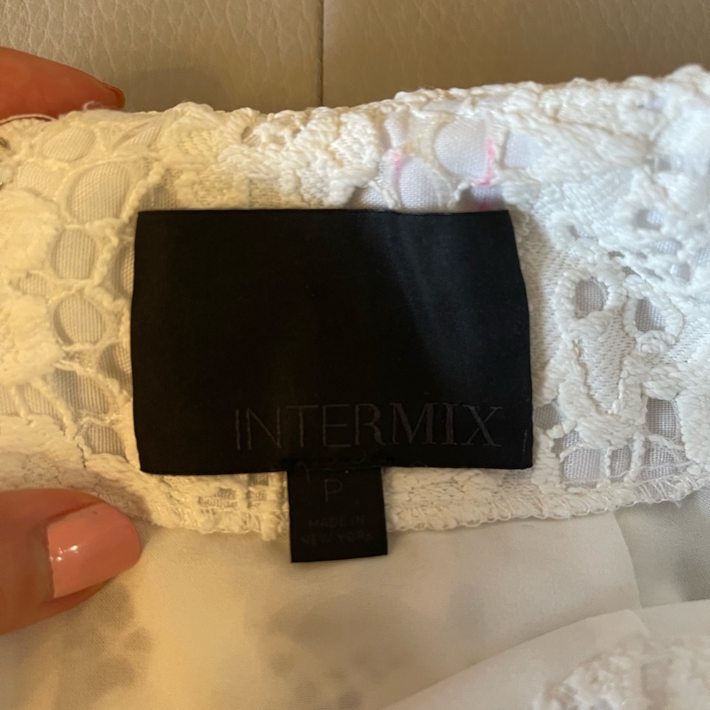 Intermix lace skirt
